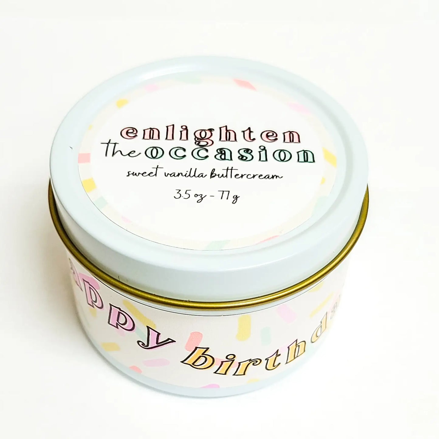Happy Birthday Cake Scented Candle and Matches Set