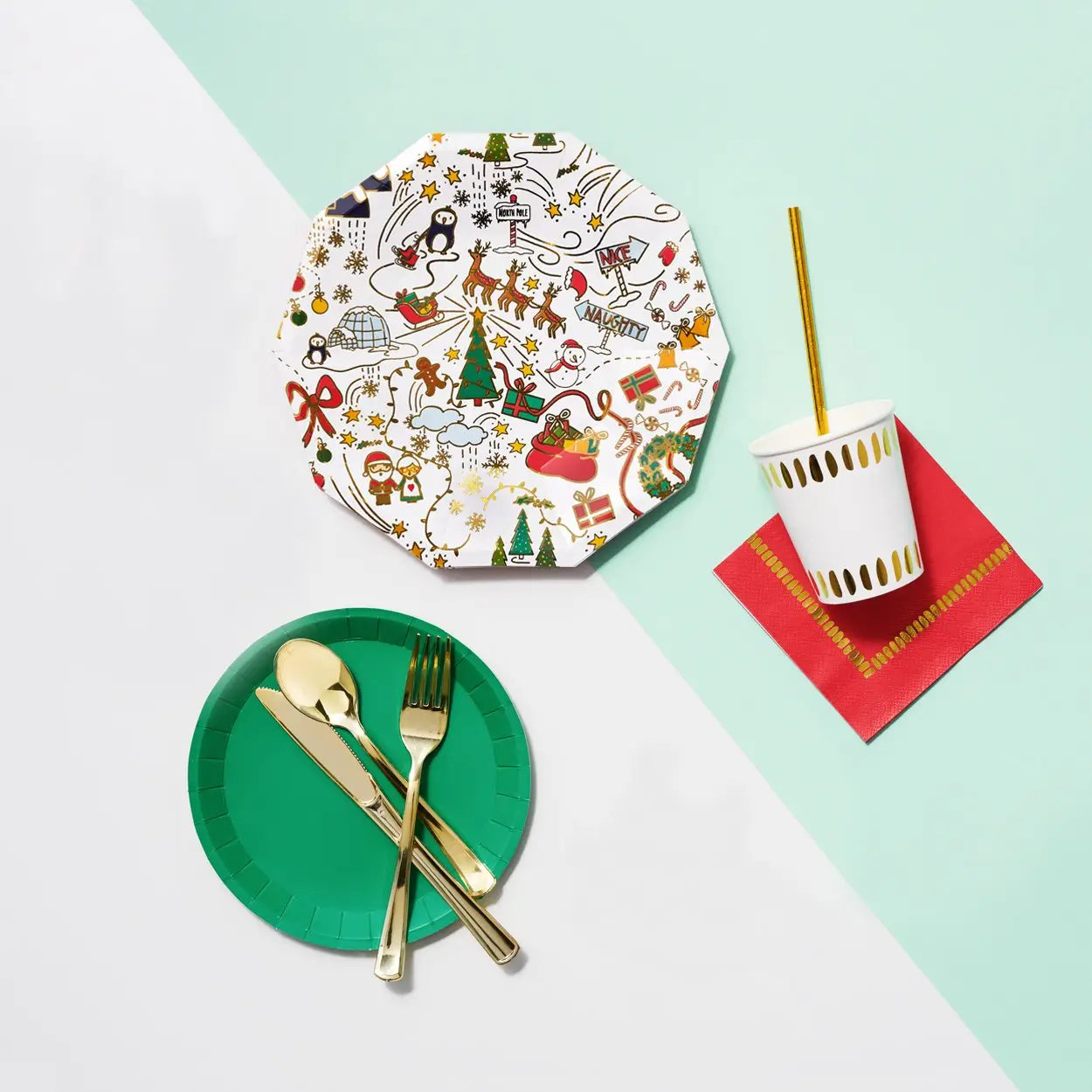 North Pole Large Plates