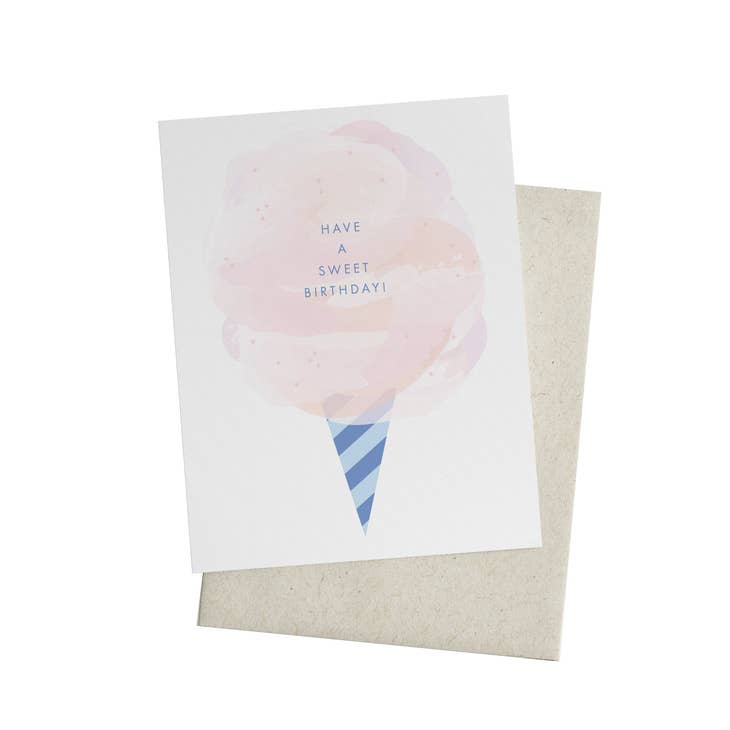Cotton Candy Birthday Card