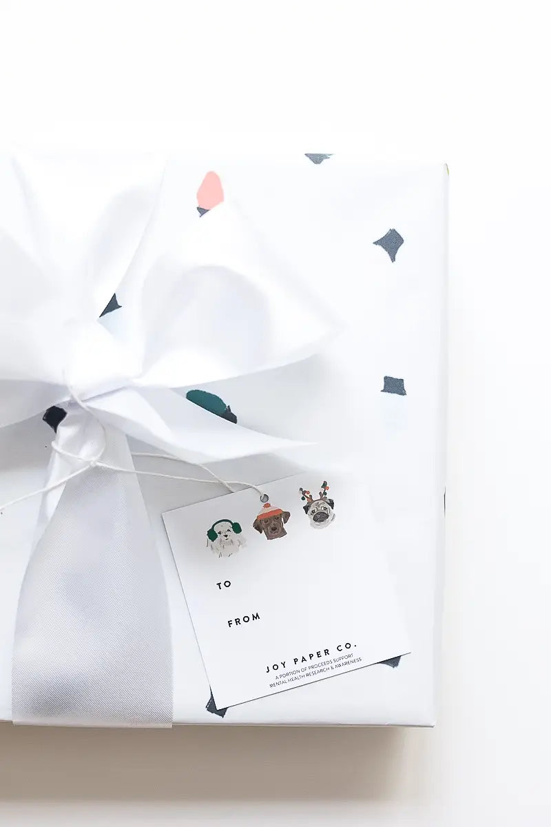 Holiday Dogs Gift Tag Set (Set of 8)
