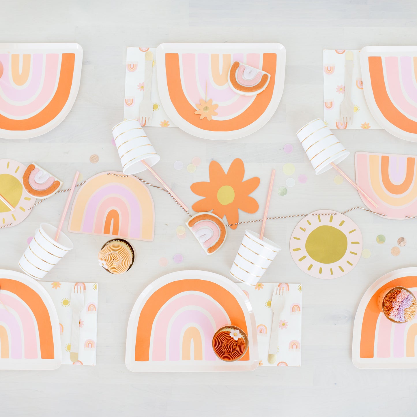 Boho Rainbow Large Napkins