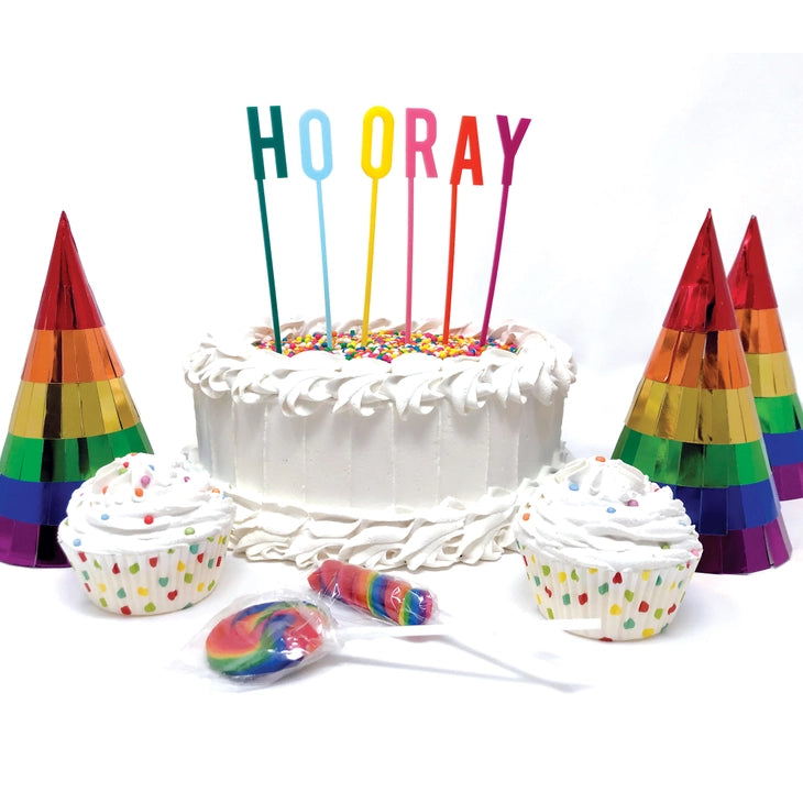 Hooray Cake Topper