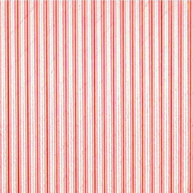 Just Peachy Foil Paper Straws