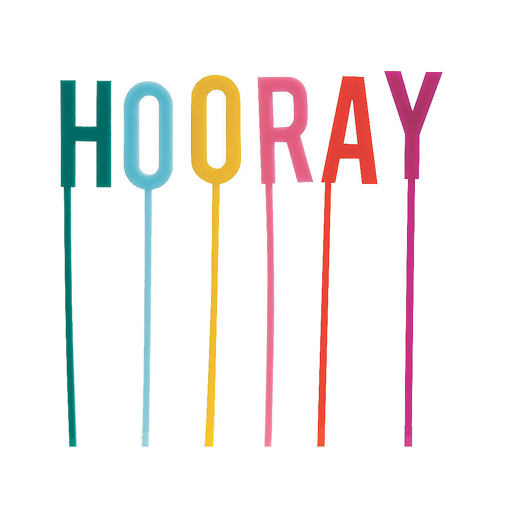 Hooray Cake Topper