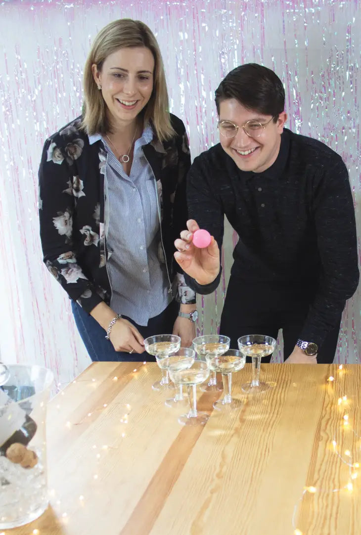 Prosecco Pong Drinking Game