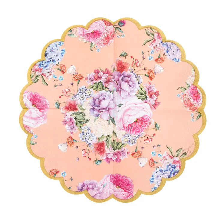Truly Scrumptious Scalloped Floral Napkin