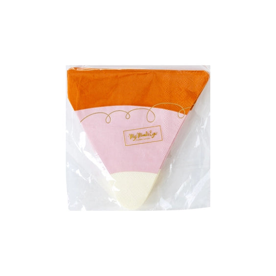 Ghoul Gang Candy Corn Cocktail Napkin