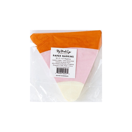 Ghoul Gang Candy Corn Cocktail Napkin