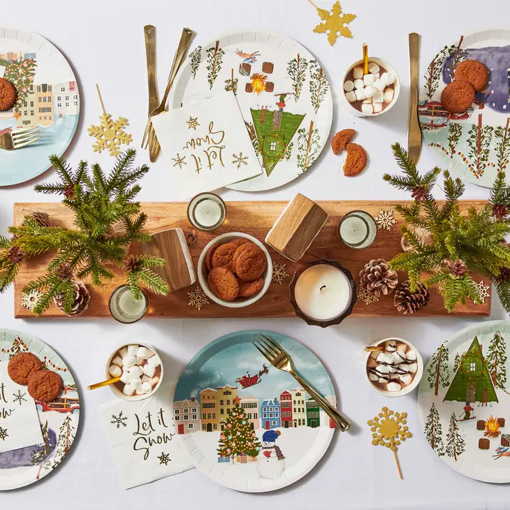 Winter Wonderland Large Plates