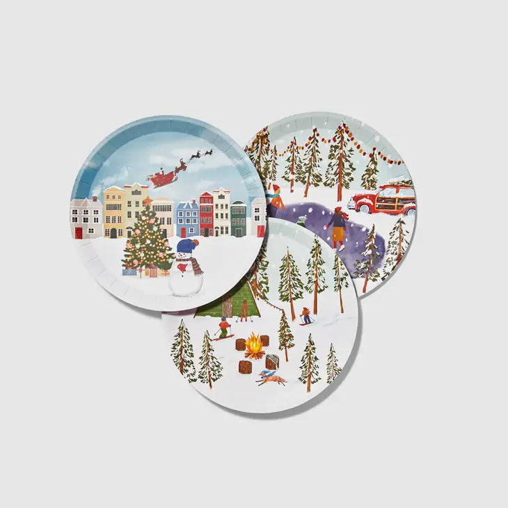 Winter Wonderland Large Plates