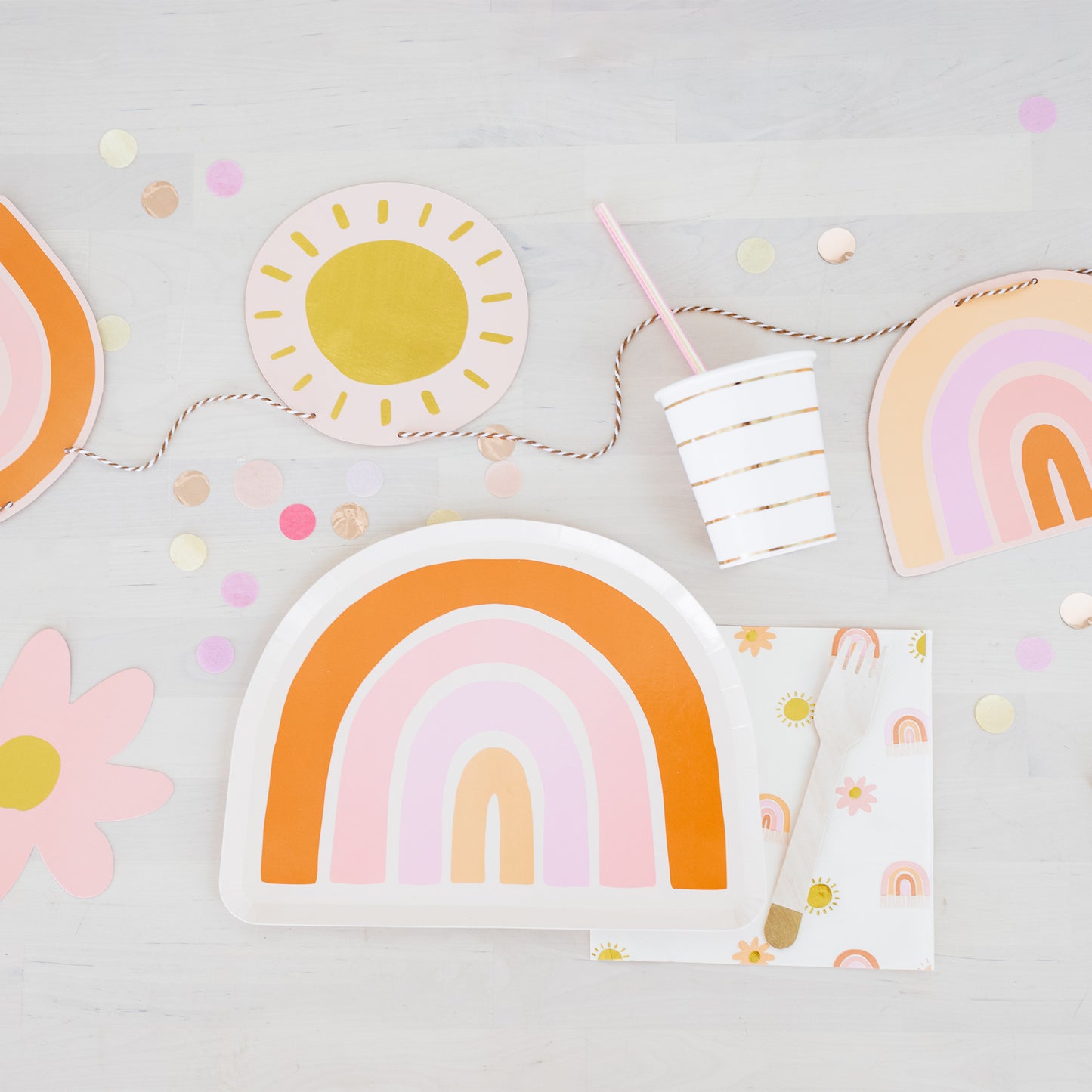 Boho Rainbow Large Napkins