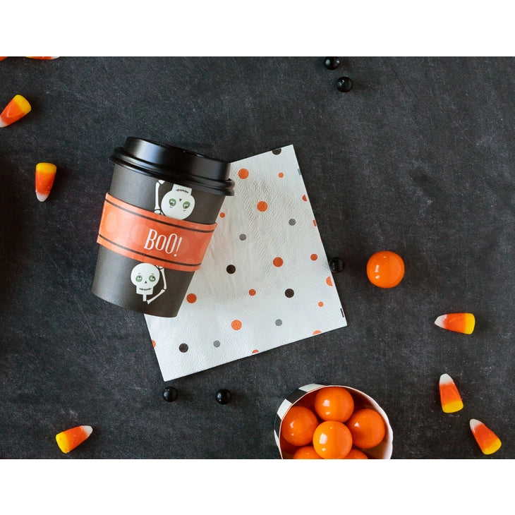 Vintage Halloween Cocktail Napkin
