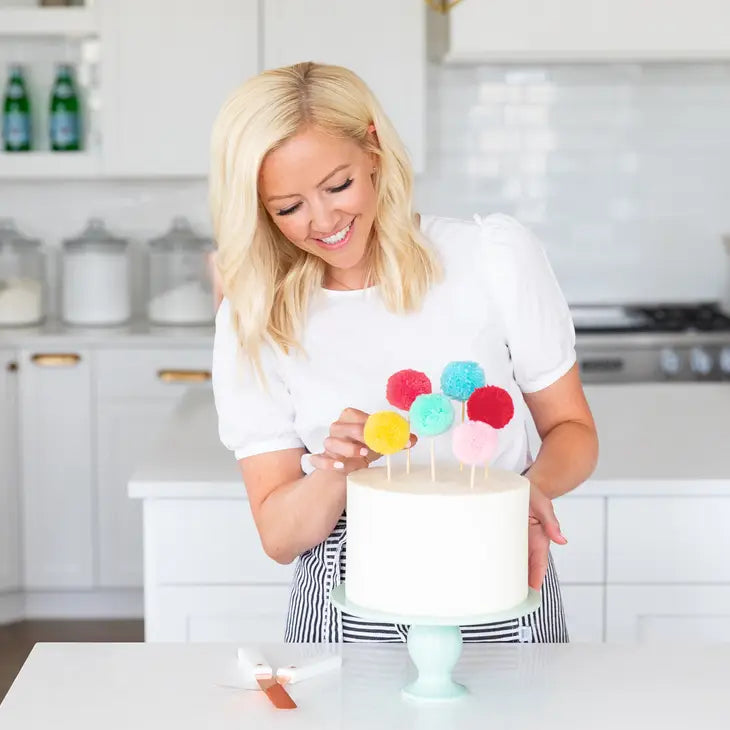 Pom Pom Cake Toppers by Cake by Courtney